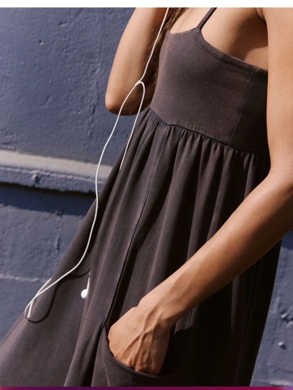 FP Movement Hot Shot Strappy Onesie in Black sz L NWT $80R - Picture 5 of 7